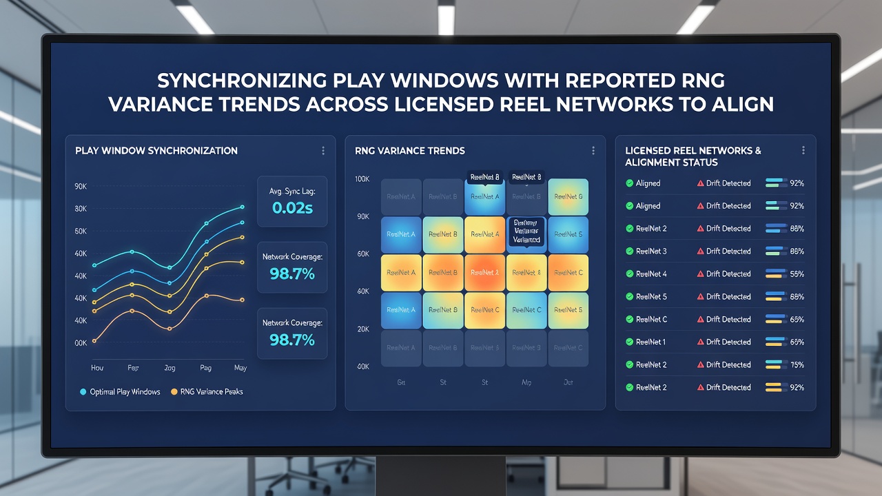 Seasonal traffic overlay chart showing variance-aligned play windows across multiple reel networks