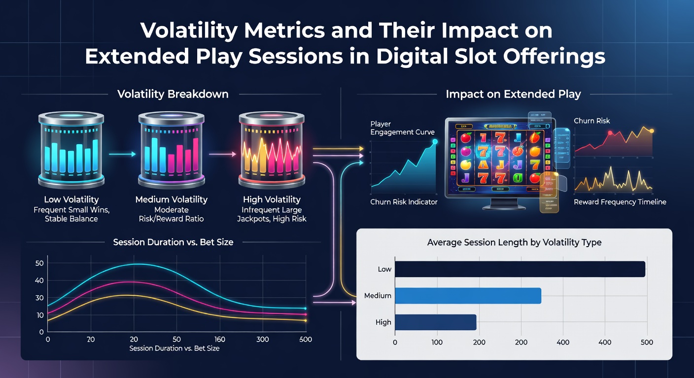Player session analytics dashboard showing volatility trends over time